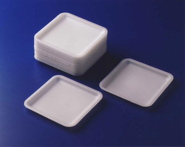 Eagle Thermoplastics SWD-316 shallow weighing dish: polystyrene, anti-static, natural 3 1/2 x 3 1/2 x 1/4 d (pn: swd-316) 500 per case