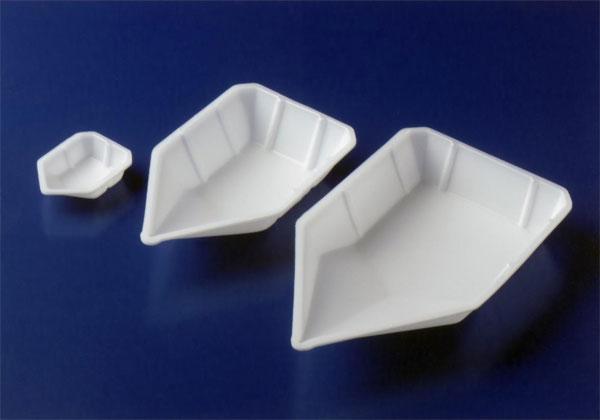 Eagle Thermoplastics AWV-212 weighing vessels: polystyrene, anti-static, natural 1 1/2 w x 2 1/8 l x 1/2 d (pn: awv-212) 500 per pack
