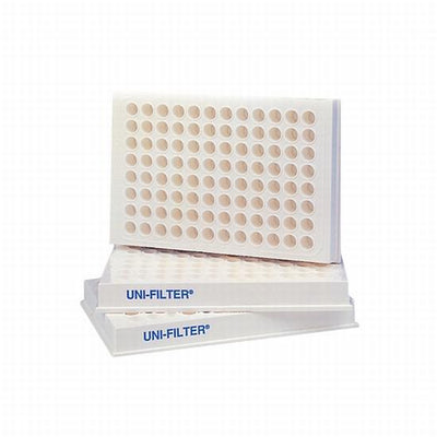 Whatman 7700-2810 Plasmid Miniprep, DNA Binding UNIFILTER, 96 Well Format, 800 microliter Well Volume, Clear Polypropylene, Filter, LDD Bottom, 25/pk