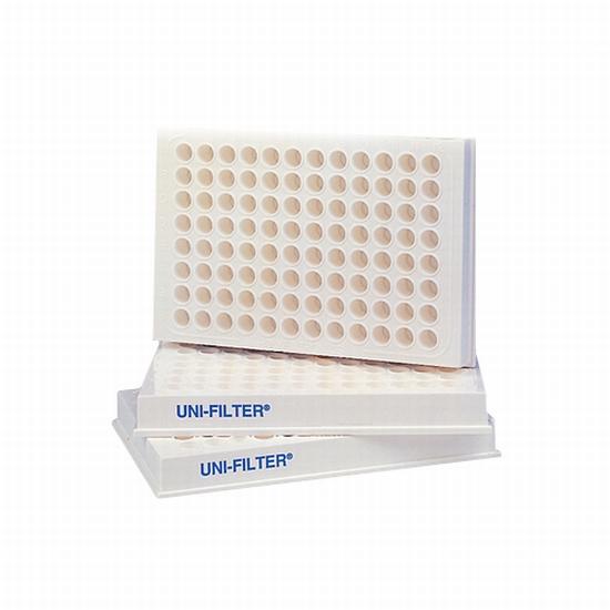 Whatman 7700-2810 Plasmid Miniprep, DNA Binding UNIFILTER, 96 Well Format, 800 microliter Well Volume, Clear Polypropylene, Filter, LDD Bottom, 25/pk