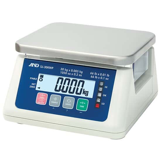 AND Weighing SJ-3000WP Washdown Compact Scale