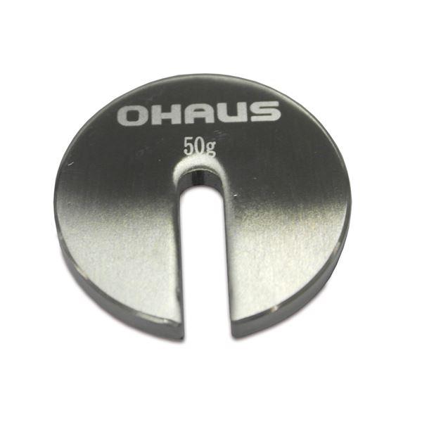 Ohaus Weight Set, 50g, ASTM 6, Slotted ASTM Class 6 Slotted Weights and Weight Sets