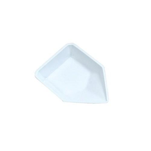 Heathrow Scientific 1419A Pour-Boat Weighing Dish, Small, 14 mL, White