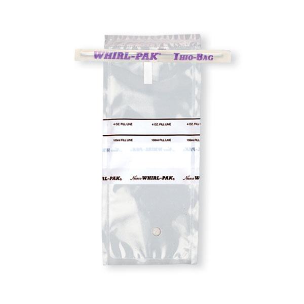 Nasco B01040WA Whirl-Pak® Thio-Bags® - 3.38 oz. (100 ml) - Box of 100