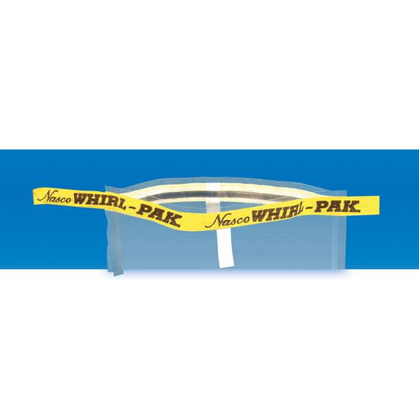 Nasco B01339WA Whirl-Pak® Flat Wire Bags with Write-On Strip - 4 oz. (118 ml) - Box of 500