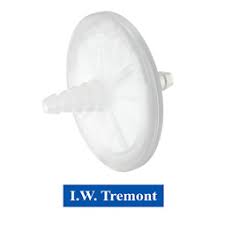 IW Tremont TL-0572 Venting & Filtering ThIn-Line Filter with Highly Hydrophobic UHMWPE Membrane, Diam: 50mm, Porosity: 0.22um