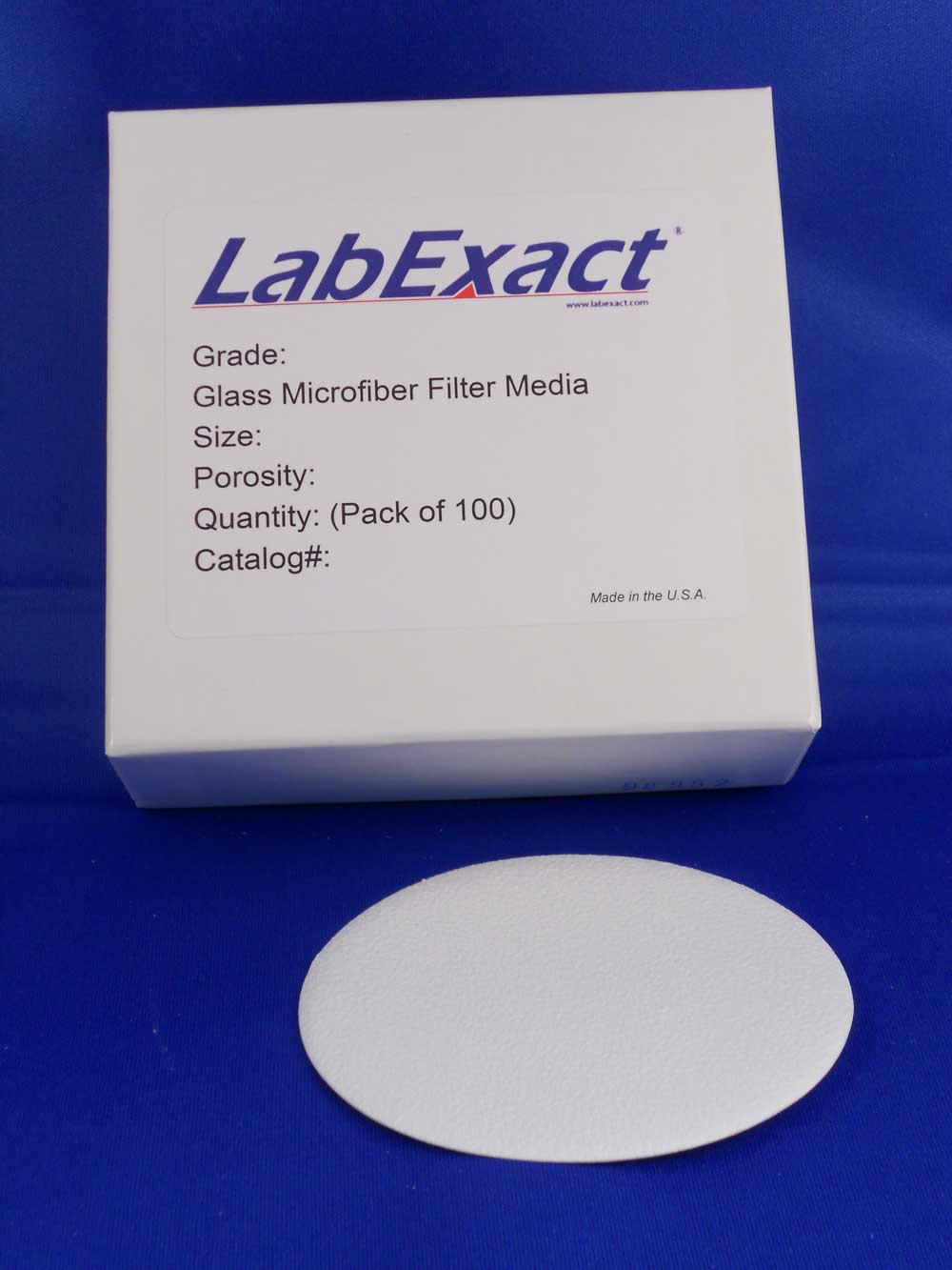 IW Tremont A83-3200 Binderless Grade A-83 glass fiber filter media, 0.5micron retention, 3.2cm diameter