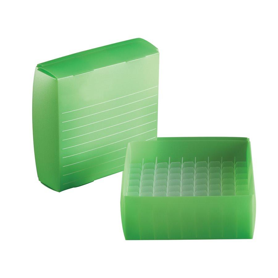 Heathrow Scientific 120372 True North Polypropylene Film Cryogenic Freezer Box, 1.5/2mL 10/pk