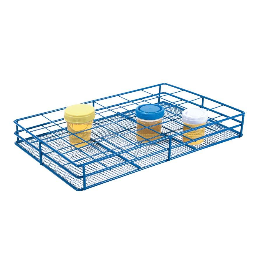Heathrow Scientific 120091 COATED WIRE RACK FITS BOTTLES 55-58MM - URINE CONTAINERS, 58 mm