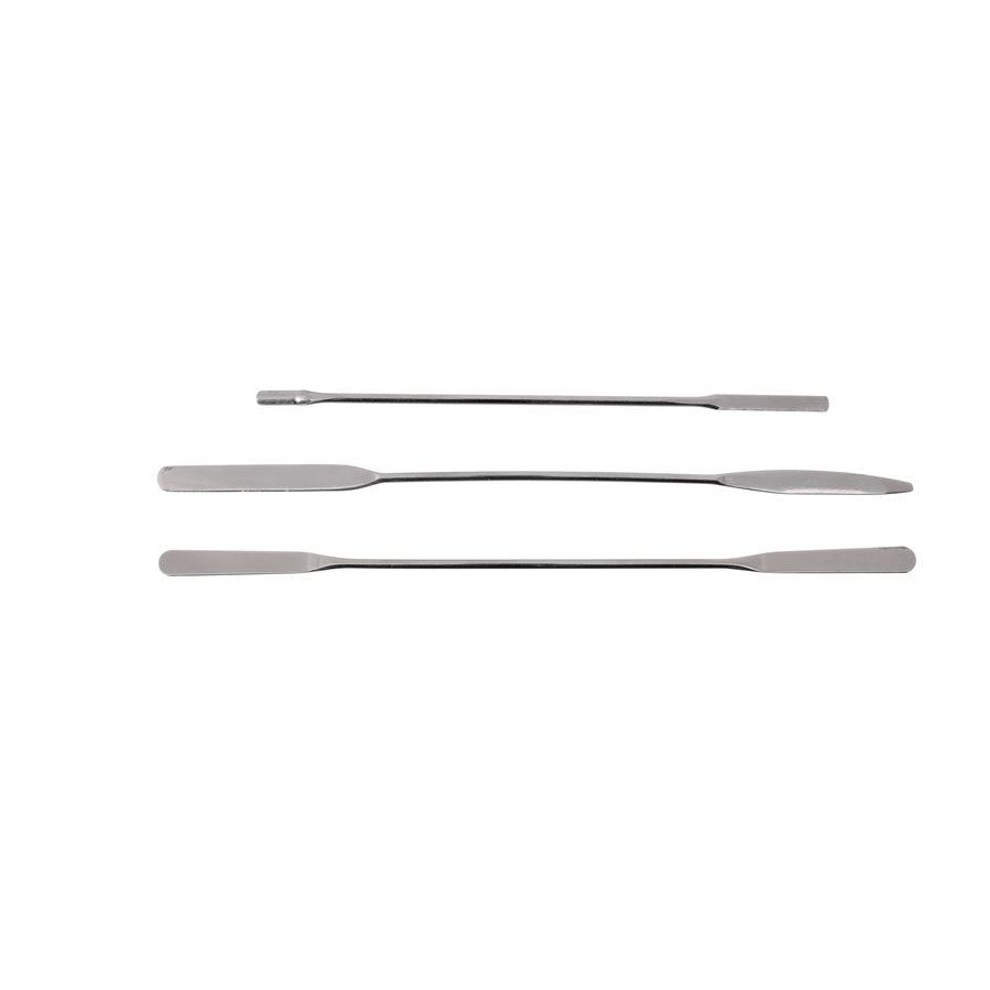 Heathrow Scientific 15909 Spatula, Spoon and Flat end, Stainless Steel