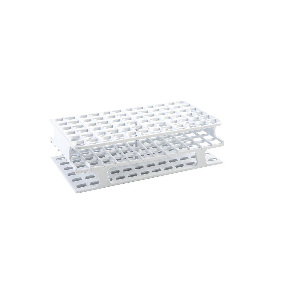 Heathrow Scientific 27551A OneRack Tube Rack Full-Size PP 13 mm 72-Place, White