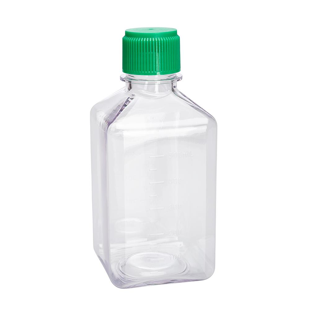 CELLTREAT 229788 500mL Media Bottle, Square, PETG, Sterile (24/pk)