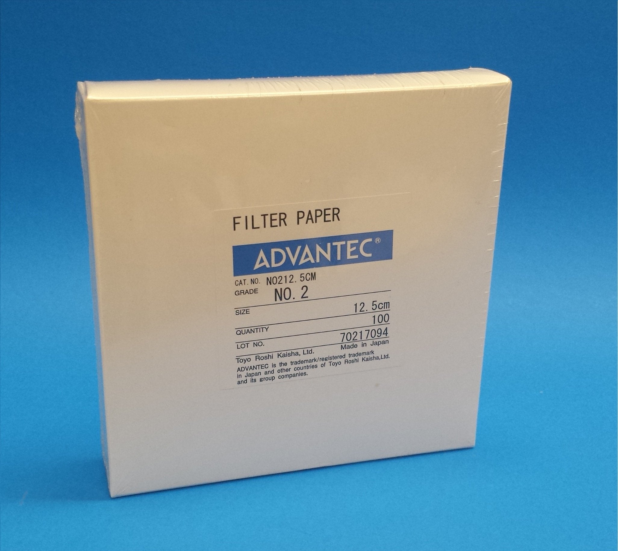 Advantec NO212.5CM Filter Paper 12.5cm