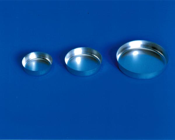 Eagle Thermoplastics D70S-100 Disposable Smooth-Walled Aluminum Weighing Dishes, 73mm Dia x 11/16" D, 2.5 gr., 80ml Capacity, 100/Pk