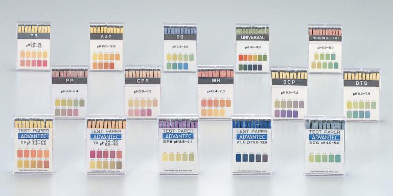 Advantec Test papers SALSAVE STRIPS 10 BOTTLES/100 IN EACH