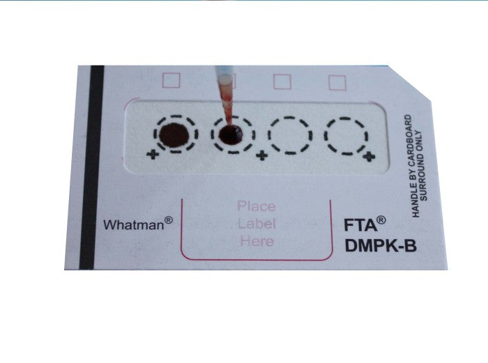 Whatman WB129241 FTA DMPK-A Cards, 100 Pack